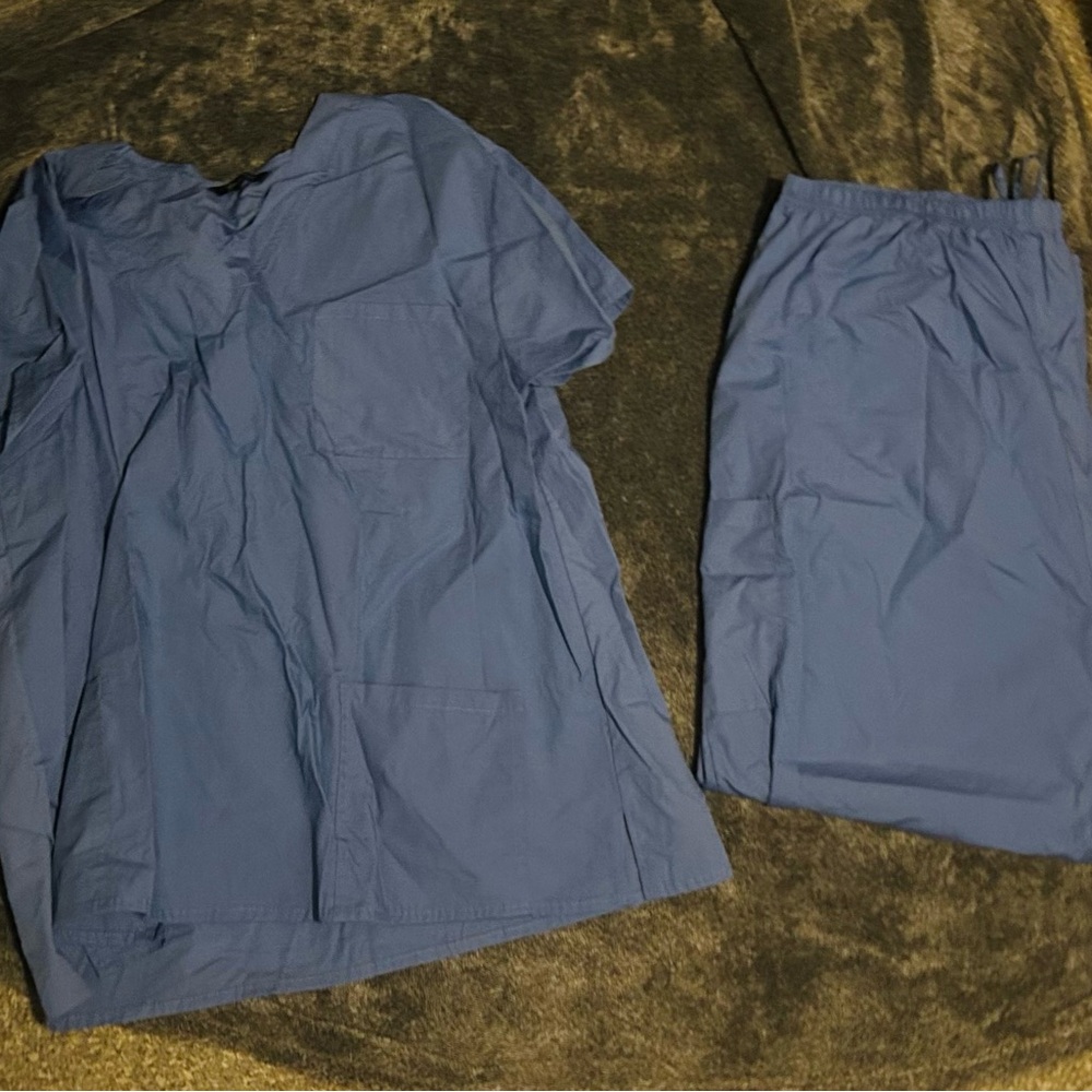 Just Love Sky Blue Scrub Set